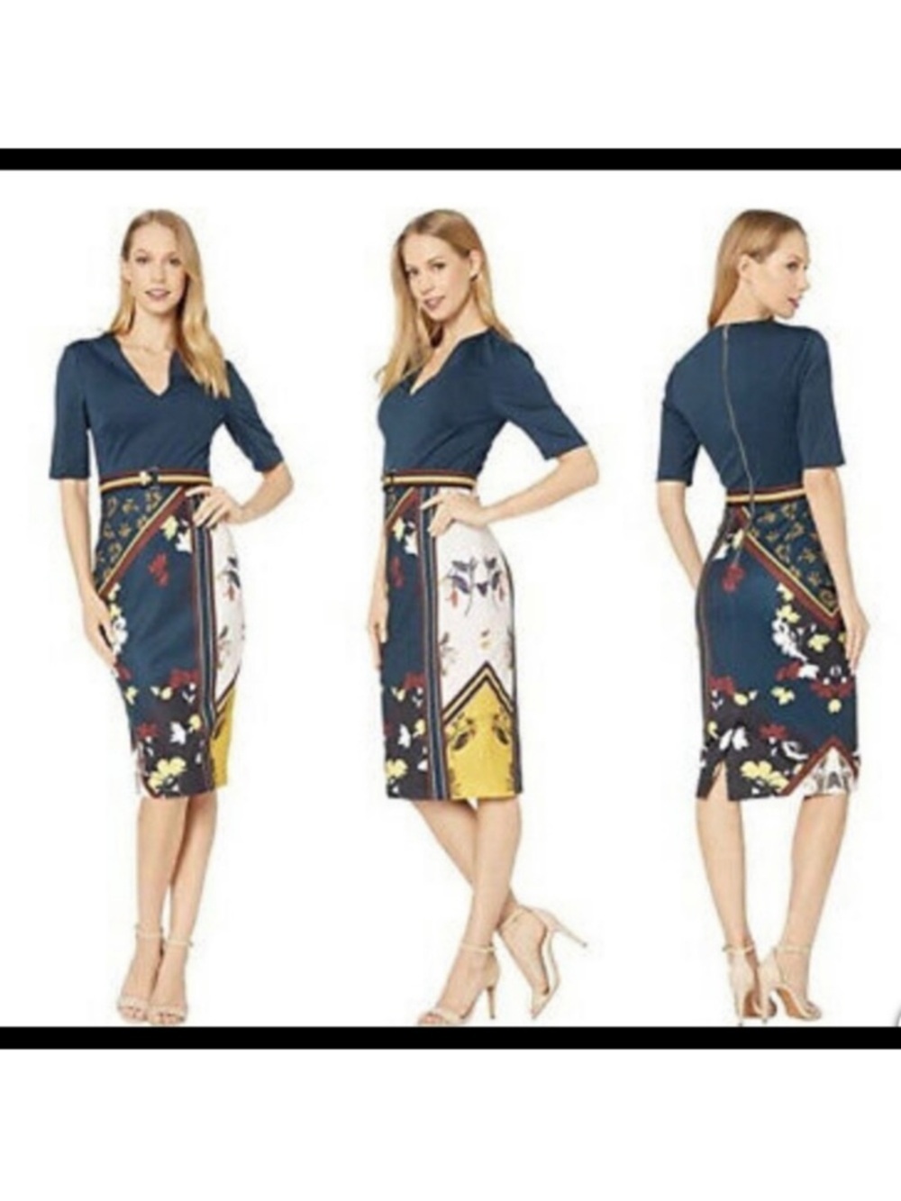 Ted Baker Madiiy Savar Dress Ted Size 1 US 4 - Picture 8 of 15